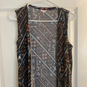 Lularoe multicolored flowy cardigan